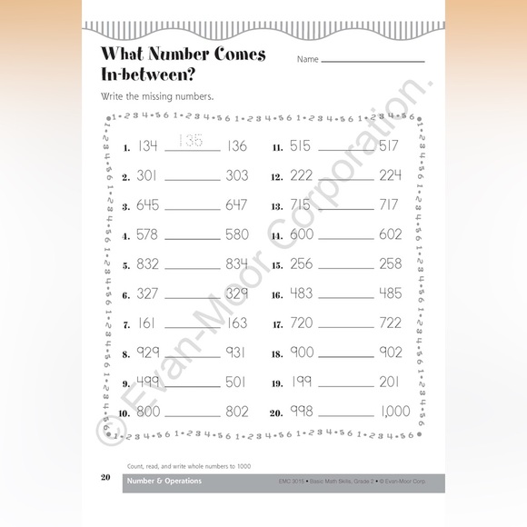 Evan Moor Math workbook bundle - Picture 10 of 16